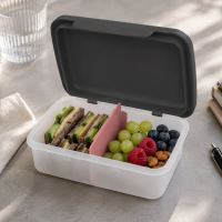 Zdravá sváča box Pastel šedorůžová (2)