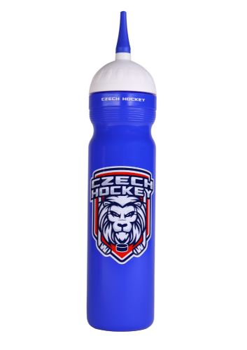Hokejová lahev 1,0l modrá Český lev N