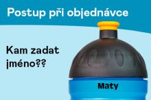 Jak zadat vlastní jméno na lahev se jménem