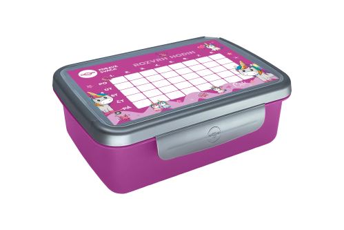 Zdravá sváča box Rozvrh hodin fialová/nerez (4)