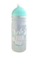 Zdravá lahev Fresh 2v1 tyrkysová 0,7l
